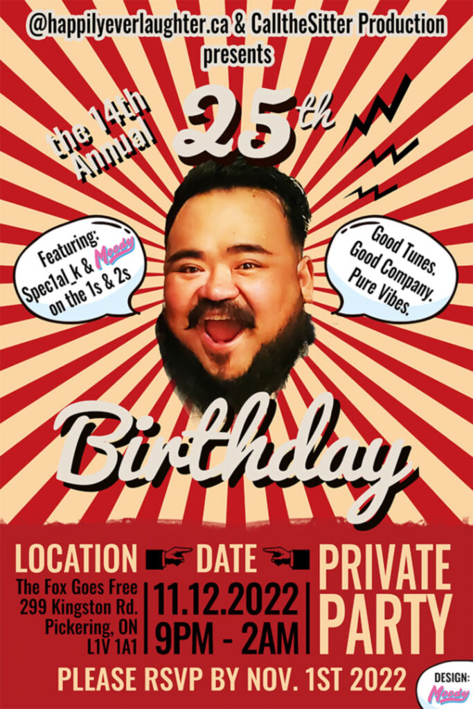 Ivan's Birthday Flyer